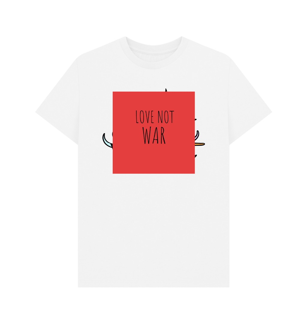 White Printed T-shirt Front