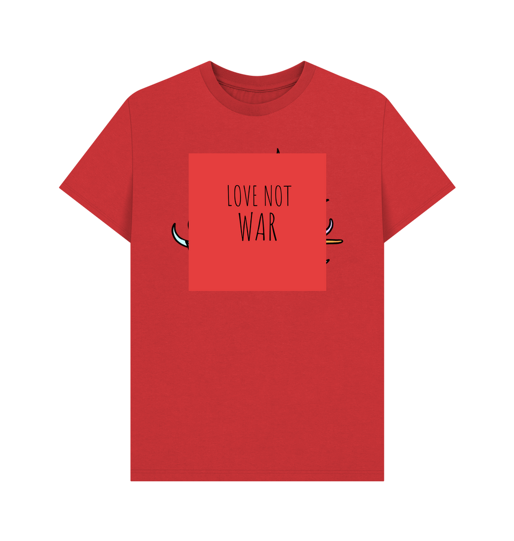 Red Printed T-shirt Front